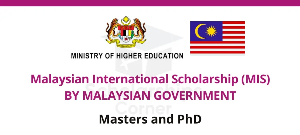 Scholarship information for Masters and PhD